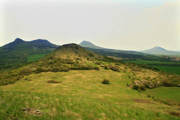 Pohled z Malého vrchu na západní Křížový vrch